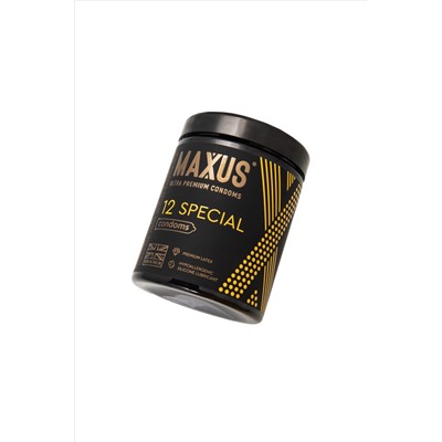 Презервативы с точками и рёбрами MAXUS Special - 12 шт.