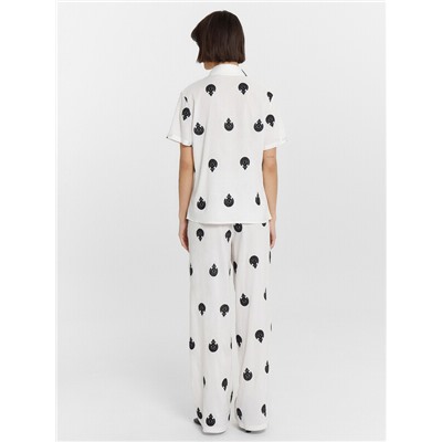 КОМПЛЕКТ ЖЕНСКИЙ (РУБАШКА, БРЮКИ) 192005-1