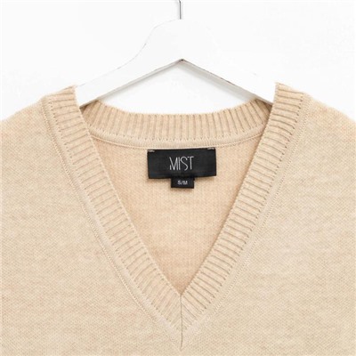 Жилет женский вязаный MIST, размер 44-46, бежевый