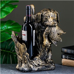 Подставка для бутылки «Охота», под бронзу, 37×22.5×30 см