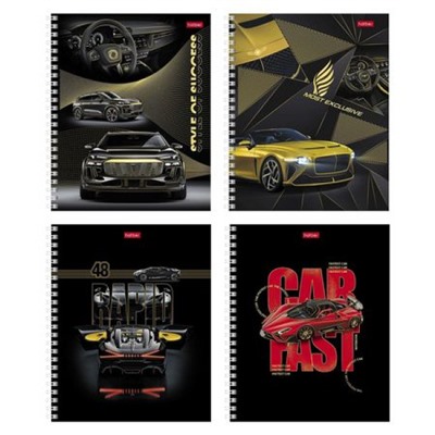 Тетрадь  48л клетка на спирали "Роскошь и стиль" (091168) Хатбер