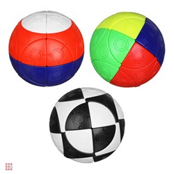 Шар головоломка "Собери цвета", 7см, 3 цвета