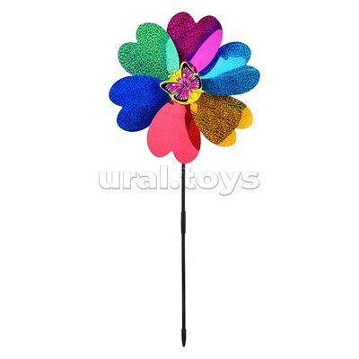 Ветерок "Цветок с жуком" 21*50см., в пакете