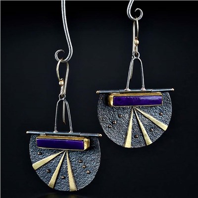 Серьги на крючках арт. 13 4455 (id 273642)