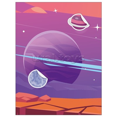 Веселые наклейки. В космосе