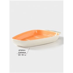 Форма для запекания, 30×18×4 см, керамика, Иран