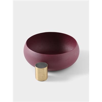 Подсвечник на 1 свечу на магнитах «Баклажан», 11×11×4 см