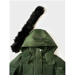 Пальто текстильное с полиуретановым покрытием для девочек