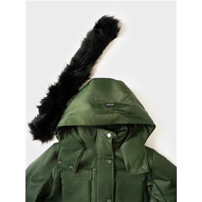 Пальто текстильное с полиуретановым покрытием для девочек