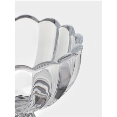 Набор креманок «Забота», 130 мл, 38×9.5×7.5 см, 4 шт., стекло, прозрачный