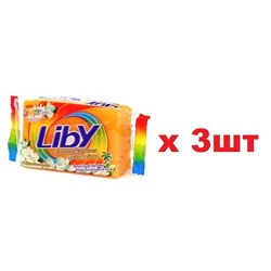Liby Мыло хозяйственное полупрозрачное из кокосового масла 232г 3шт
