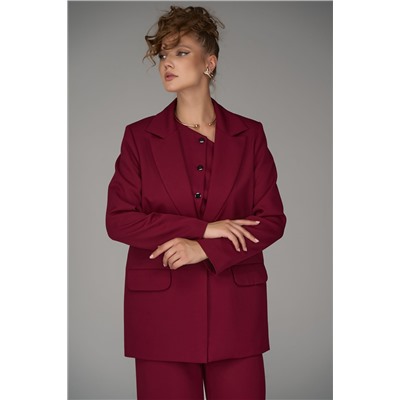 Пиджак Клио (бордовый)