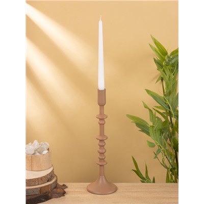 Подсвечник на 1 свечу «Бисквит», 10×10×35 см