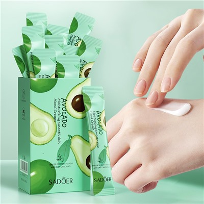 Набор кремов для рук с Авокадо Sadoer, 20 стиков по 4 мл.