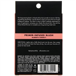 E.L.F., Primer-Infused Blush, румяна с праймером, натуральный розовый, 10 г (0,35 унции)