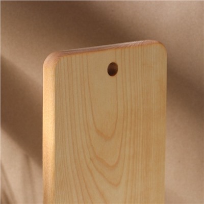 Доска разделочная деревянная c отверстием Adelica, 24×15×1.8 см, покрыта маслом, цельная берёза