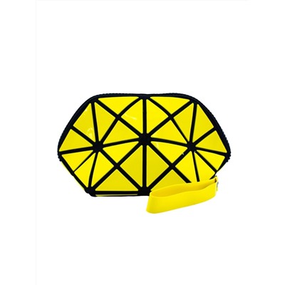 “‣”  COSMETIC BAG - РОМБОВИДНАЯ КОСМЕТИЧКА ПЕНАЛ ЖЕЛТАЯ COSMETIC BAG YELLOW, 1 ШТ.