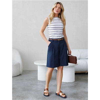 Шорты из костюмной ткани