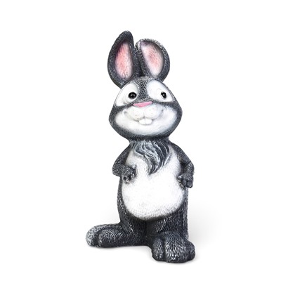Садовая фигура «Зайчик Федя» из полистоуна, 24×17×42 см