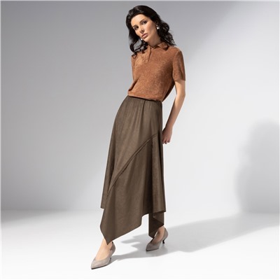 Юбка из мягкой экозамши, Грация рассвета