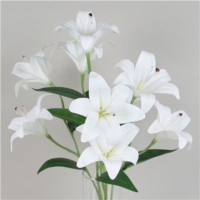 Цветок искусственный Лилия 56 см / GT41-1 /уп 40/400/