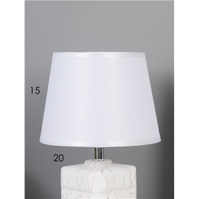 Лампа настольная RISALUX «Луминель» E14, 1×40 Вт, белая