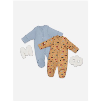 КОМБИНЕЗОН НАТЕЛЬНЫЙ ДЕТСКИЙ (2ШТ.) 14005-1-2