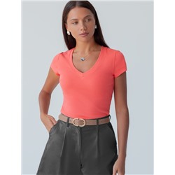 VILATTE Футболка D49.126