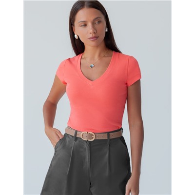 VILATTE Футболка D49.126