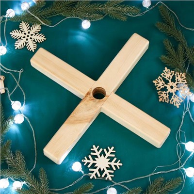 Подставка для ёлки, d=35 мм, дерево, Greengo