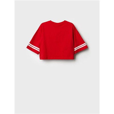 Фуфайка трикотажная для девочек (футболка)