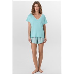 Комплект женский (футболка, шорты) MARK FORMELLE, 1227589