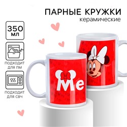 Подарочный набор кружек «Мышонок», 350 мл, керамика, Микки и друзья