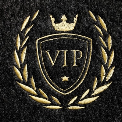 Набор для бани с вышивкой VIP, 5 предметов: портфель, шапка, варежка, коврик, тапки, «Добропаровъ»