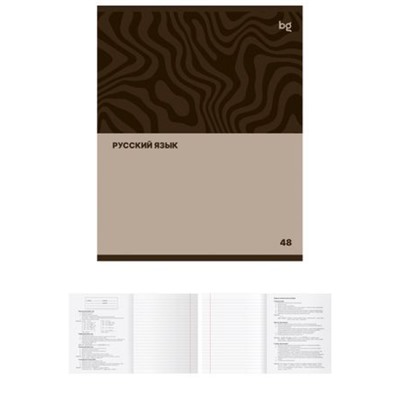 Тетрадь  48л "Single colour- Русский язык" линия со справ. материалом 63783 BG