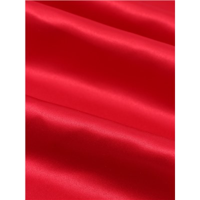Скатерть «Доляна», однотонная, 140×100 см, красная, 140 г/м², 100% п/э