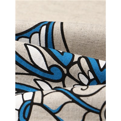 Набор новогодний кухонный: полотенце 35×60, прихватка 18×18, лён 50%, хлопок 50%, 160 г/м²