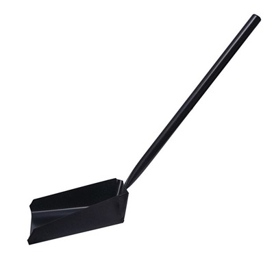 Совок хозяйственный, 17×17×6 см, металл, черенок 47 см