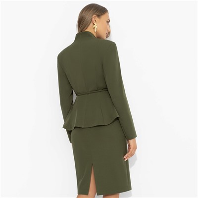 Двойка с акцентом на талии, Цвет мечты (2 в 1, оливковый)