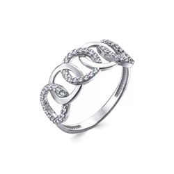 Кольцо из серебра куб.циркон., В10-1161