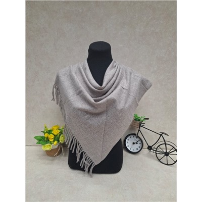 Платок из кашемира, цвет коричнево-серый