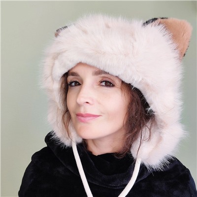 Шапка с ушками