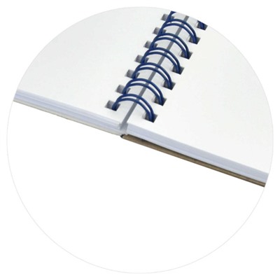 Альбом для зарисовок (скетчпад) А5 140х200 мм 60л твердая обложка на спирали "ЗАВОДНАЯ АЛЬПАКА" белый офсет 100 г/м2 68506 Феникс