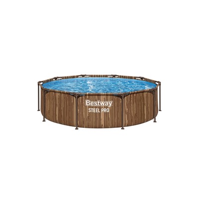 Бассейн каркасный Steel Pro, 305×76 см, круглый, рейка, 561VP Bestway