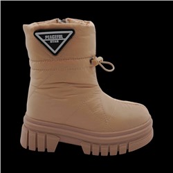 Дутики В5016-11 бежевые