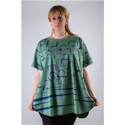 Нарядная футболка, большие размеры, арт.1109