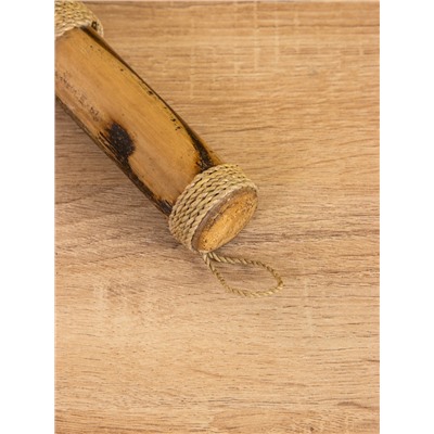 Сувенирный музыкальный инструмент «Тек тек», 25×8×10 см, бамбук, махагон