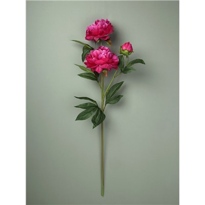 Цветок искусственный Пион малиновый 76 см / RF-6070 /уп 24/240/