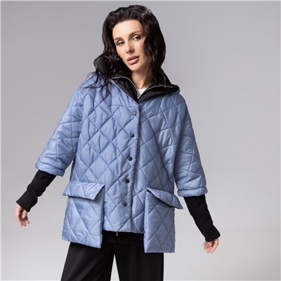 Куртка на синтепоне, След вдохновения (голубая)