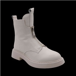 Ботинки из натуральной кожи Р-026-2 бежевые